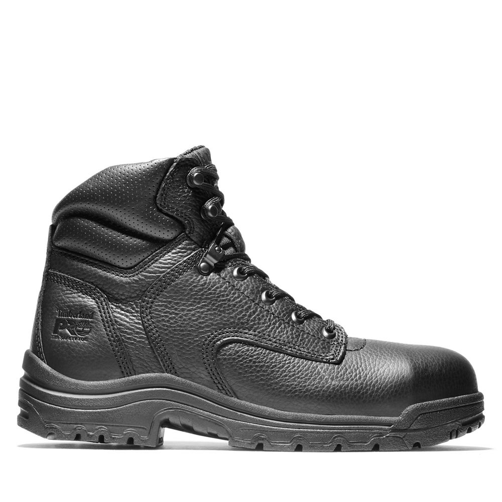 Botas de Trabajo Timberland Hombre Pro® Titan® 6" Alloy Toe Negras - Chile KTP-542731